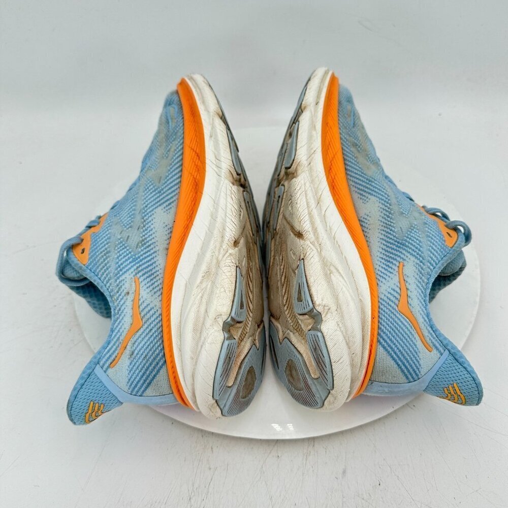 Hoka One One Clifton 9 Women Size 8B 1127896-ABIW Airy Blue Ice Water Shoes - Picture 6 of 11